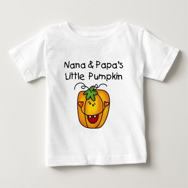 Camisetas de Nana y Papa's Little Pumpkin (Anverso)