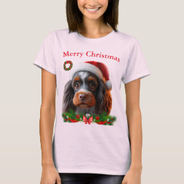 Camisetas de Navidad de perros lindos