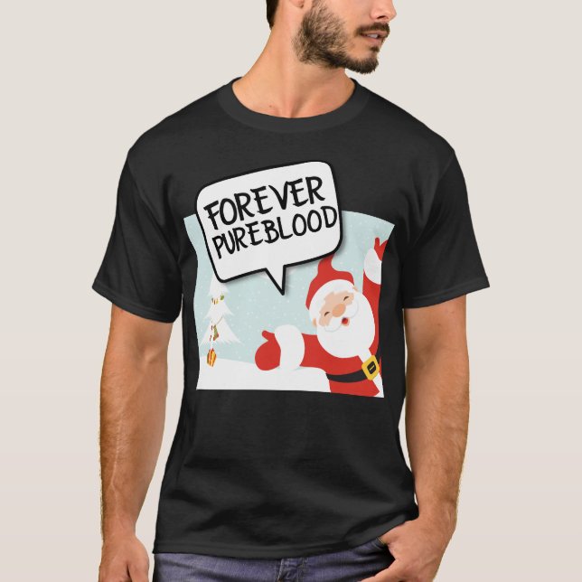 CAMISETAS DE NAVIDAD DE SANTA SANGRE PURA (Anverso)