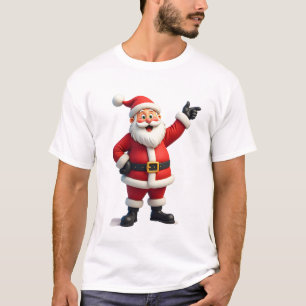 Camisetas de Navidad para niños chicos Santa hacie