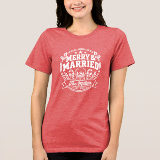 Camisetas de Navidad para parejas personalizadas