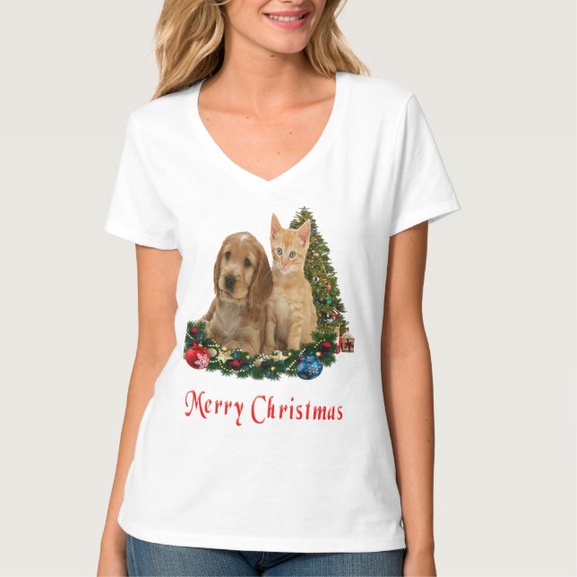 Camisetas de Navidades de animales (Anverso)