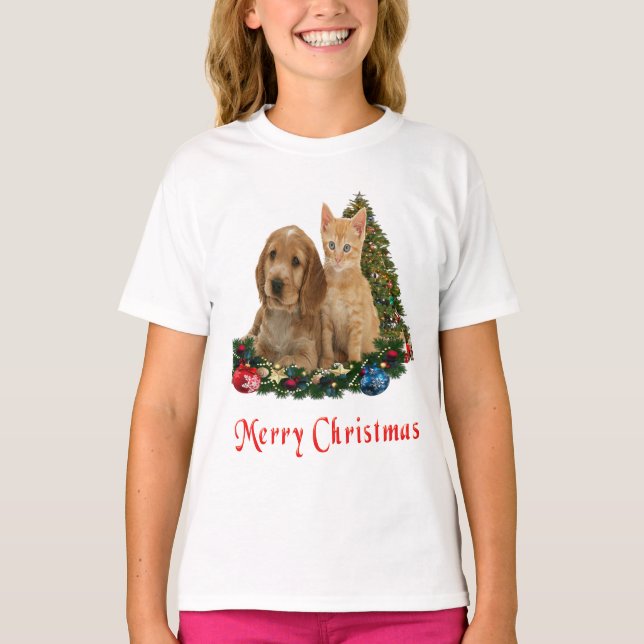 Camisetas de Navidades de animales (Anverso)