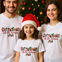 Camisetas de Navidades de familia monogramados