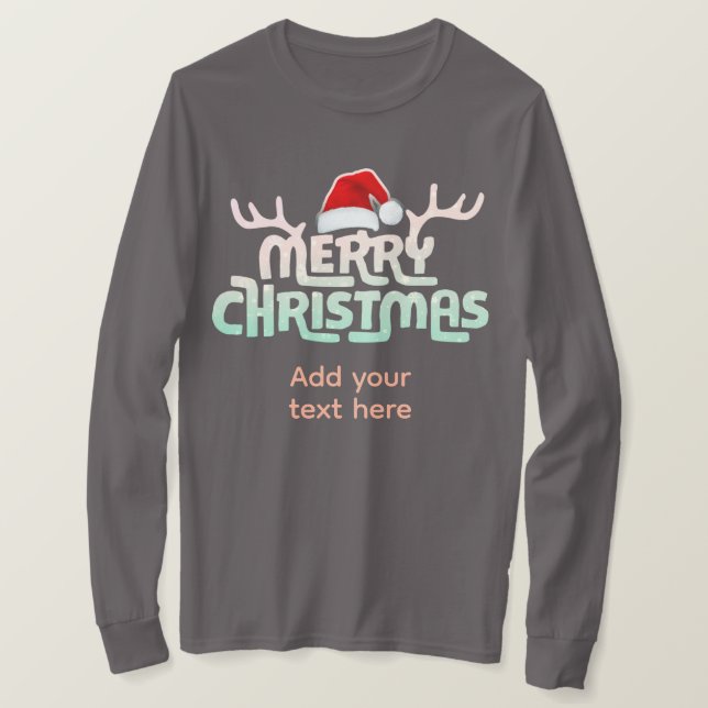 Camisetas de Navidades feos personalizadas (Anverso del diseño)