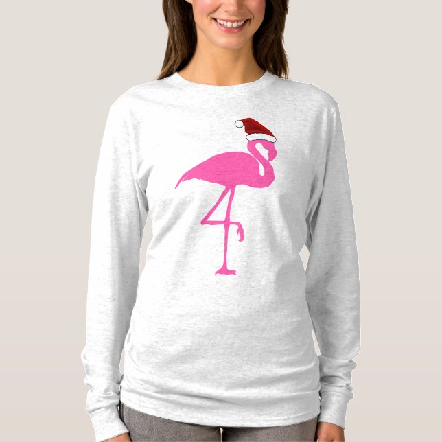 Camisetas de NAVIDADES PINK FLAMINGO (Anverso)
