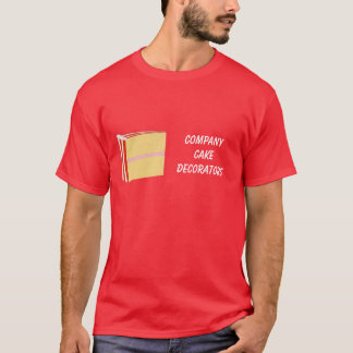 Camisetas de negocios de decorador de tartas
