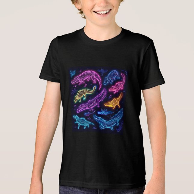 Camisetas de Neon Gator salvajes: audaces, diverti (Anverso)