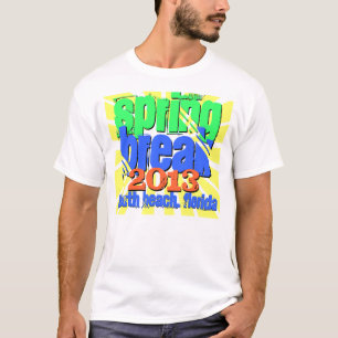 Camisetas de neón personalizadas de las vacacione