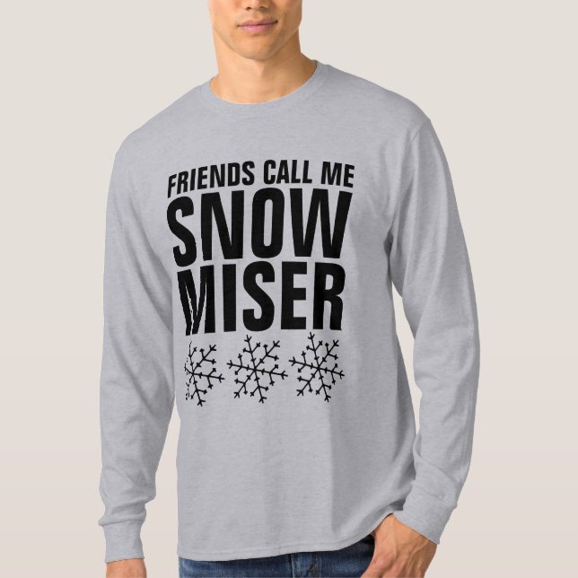 CAMISETAS DE NIEVE MISER Vintage (Anverso)