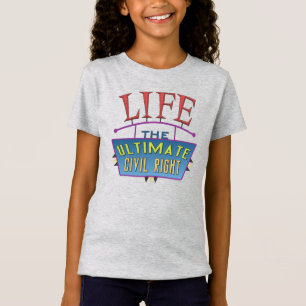 Camisetas de niñas con un diseño atrevido.