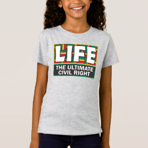 Camisetas de niñas con un diseño atrevido.