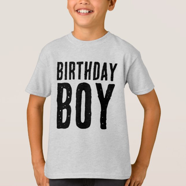 CAMISETAS DE NIÑO AL CUMPLEAÑOS (Anverso)