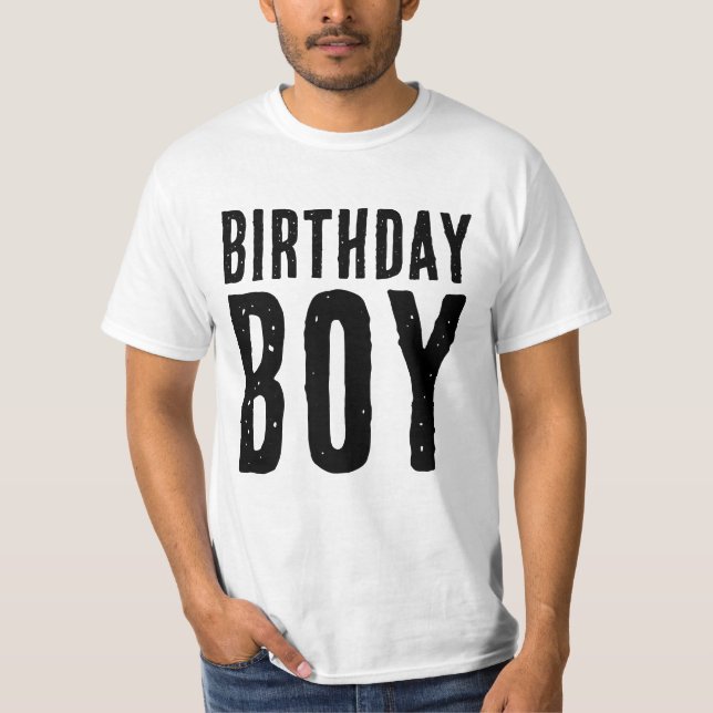 CAMISETAS DE NIÑO AL CUMPLEAÑOS (Anverso)