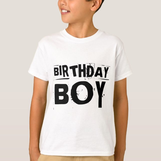 CAMISETAS DE NIÑO AL CUMPLEAÑOS (Anverso)