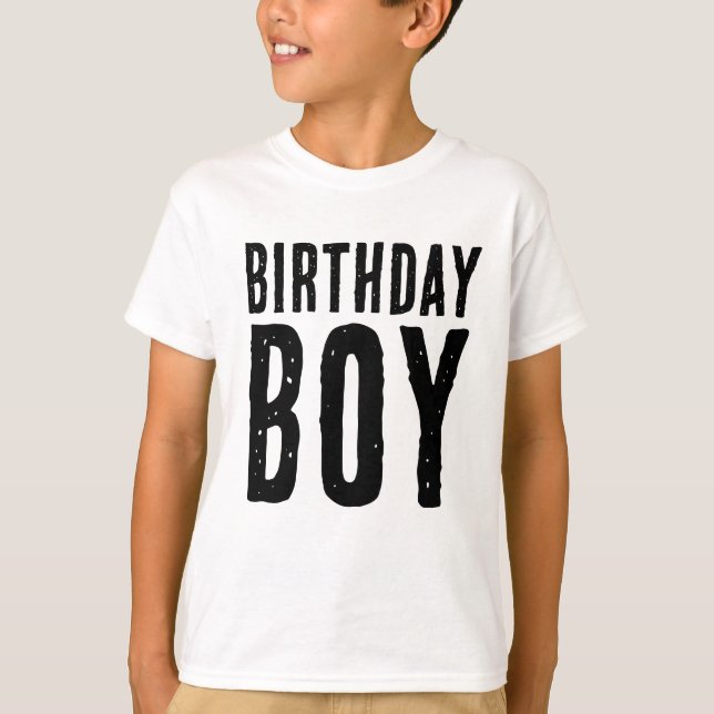 CAMISETAS DE NIÑO AL CUMPLEAÑOS (Anverso)