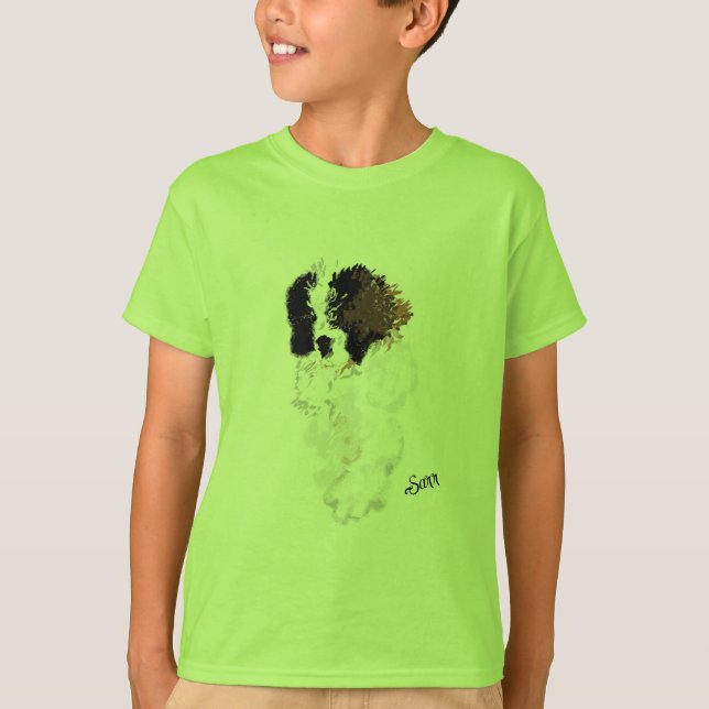 Camisetas de niño: Cachorro de San Bernardo (Anverso)