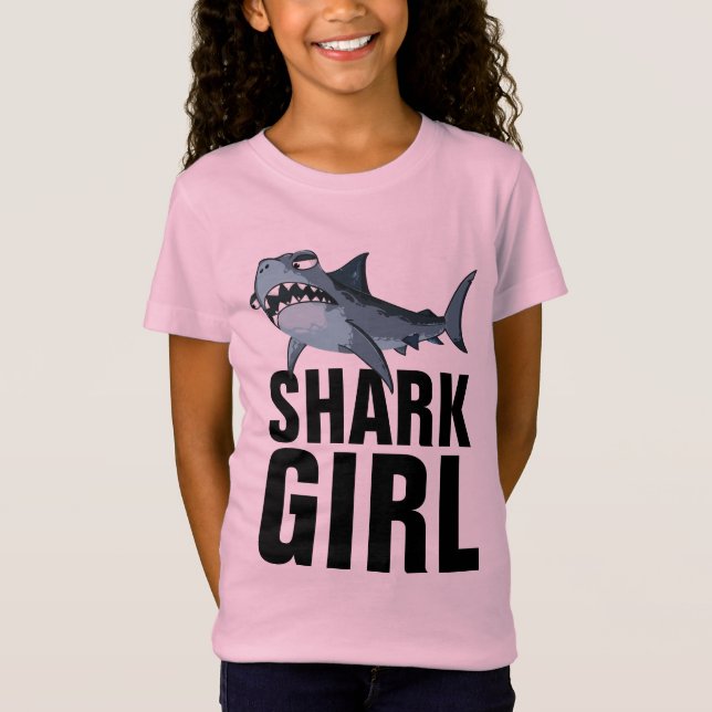 CAMISETAS DE NIÑOS CHICAS DE TIBURÓN (Anverso)
