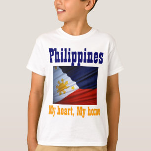 Camisetas de niños con bandera filipina