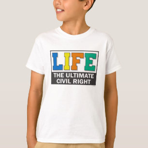 Camisetas de niños con un diseño audaz.