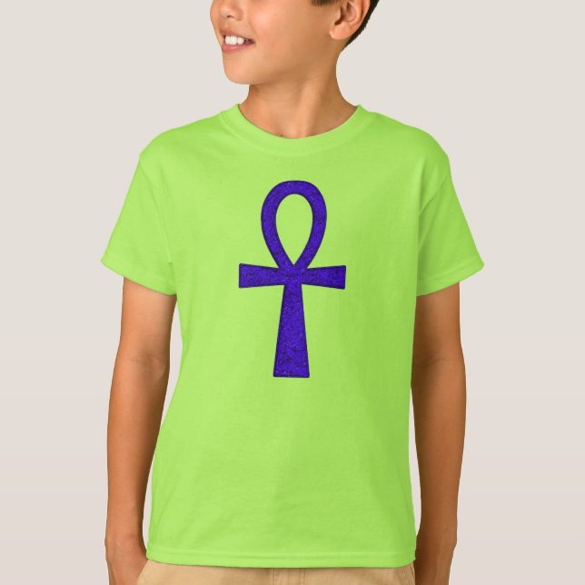 Camisetas de niños de Ankh Azul (Anverso)
