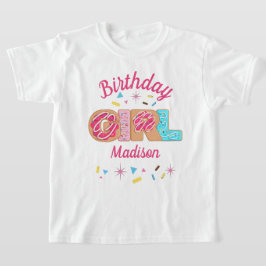 Camisetas de niños de cumpleaños Donut