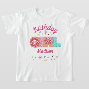 Camisetas de niños de cumpleaños Donut