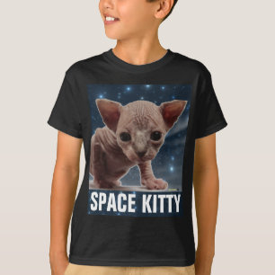 Camisetas de niños divertidos de SPACE CAT