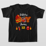 Camisetas de niños pequeños del Birthday Fire Truc<br><div class="desc">Celebrar el cumpleaños con esta camiseta especial,  diseño personalizado</div>