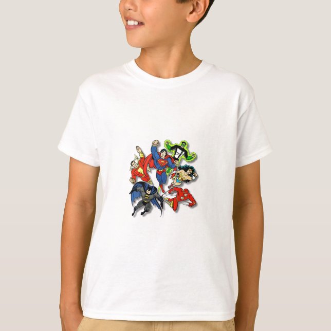 Camisetas de niños - Superhéroes (Anverso)