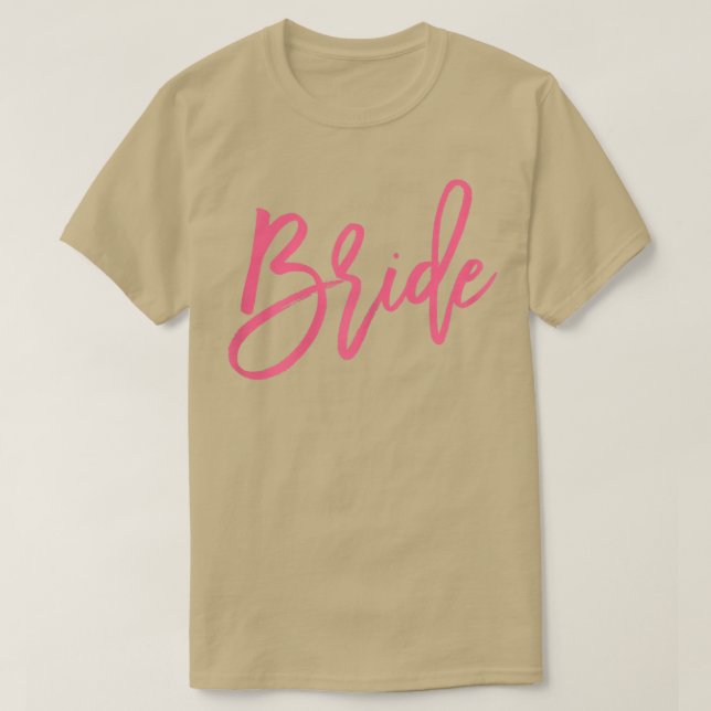 Camisetas de novia para mujeres para fiesta de des (Diseño del anverso)