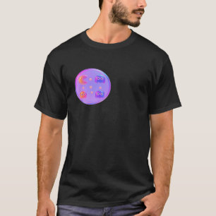 Camisetas de ojos cuadriculadas peculiares