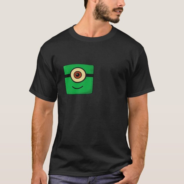 Camisetas de ojos cuadriculadas Quirky (Anverso)