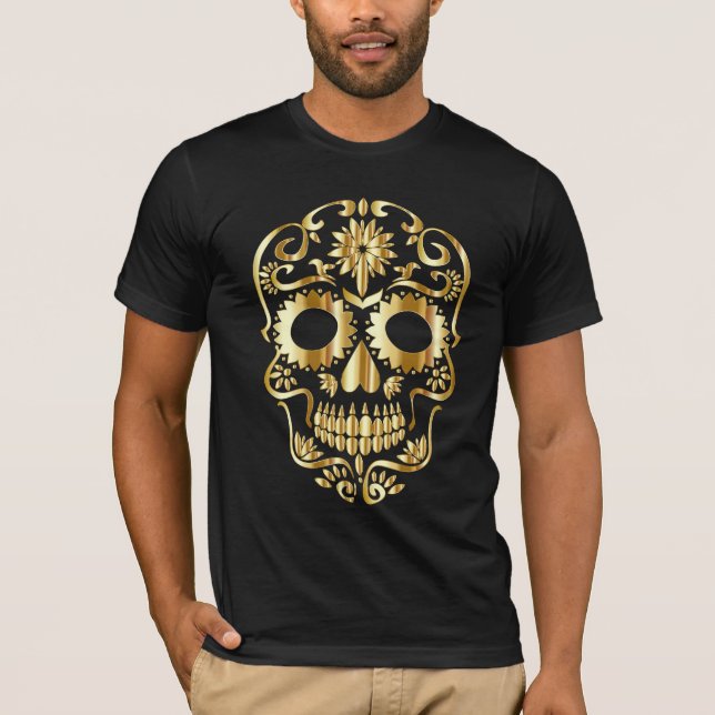 CAMISETAS DE ORO DE AZÚCAR SKULL SHINY (Anverso)