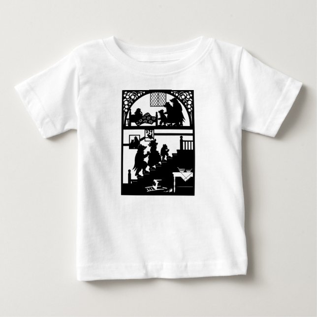 Camisetas de oro y camiseta bebé de 3 osos (Anverso)