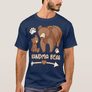 camisetas de oso de abuela para mujeres, camisetas