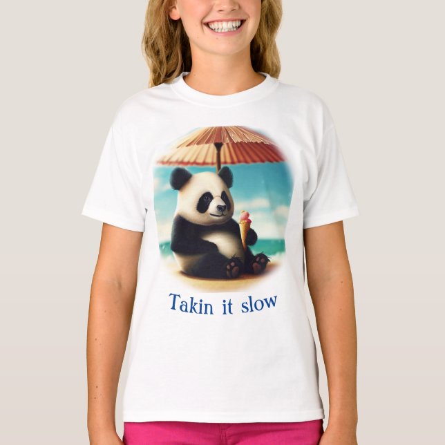 Camisetas de oso Panda (Anverso)