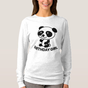Camisetas de OSO PANDA NIÑA CUMPLEAÑOS