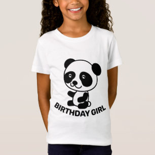 Camisetas de OSO PANDA NIÑA CUMPLEAÑOS
