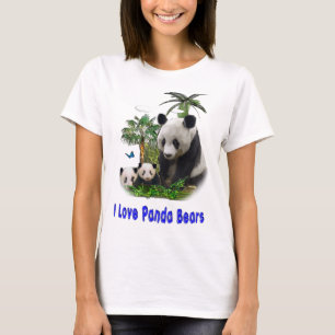 Camisetas de osos panda