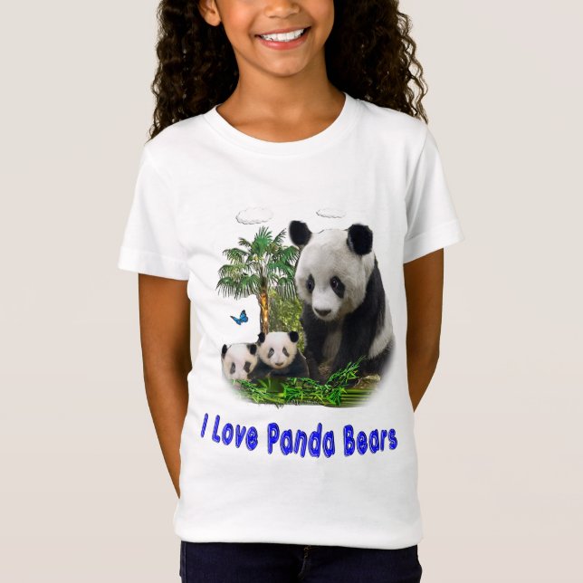 Camisetas de osos panda (Anverso)