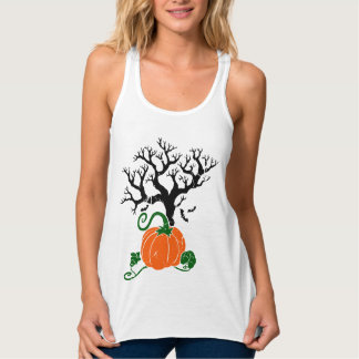 Camisetas de otoño del árbol de Halloween Sudadera