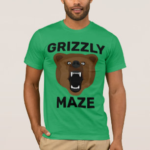 Camisetas DE PADRE DE OSO MAZE GRIZZLY