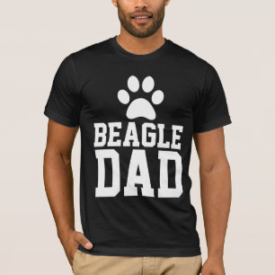 CAMISETAS DE PADRE DE PERRO DE BEAGLE