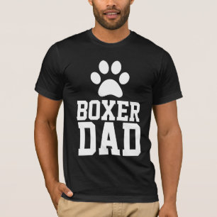 CAMISETAS DE PADRE DE PERRO DE BOXER