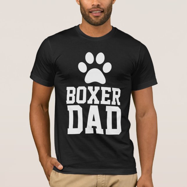 CAMISETAS DE PADRE DE PERRO DE BOXER (Anverso)