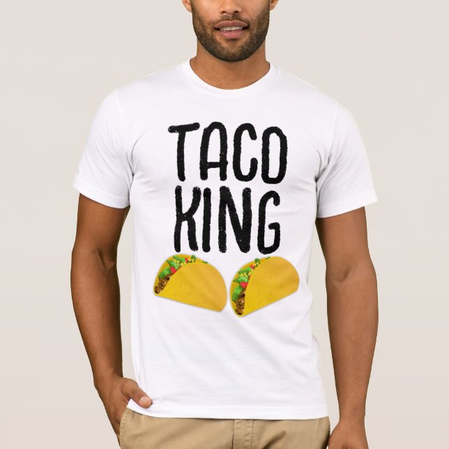 CAMISETAS DE PADRE DE TACO KING (Anverso)