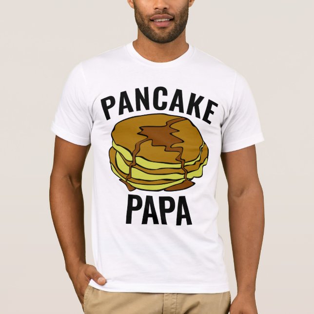 CAMISETAS DE PANCAKE DAD PAPA (Anverso)