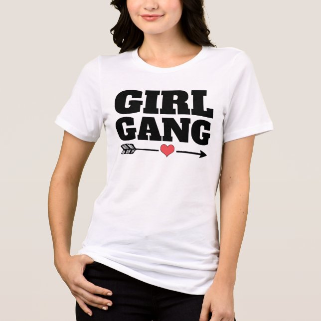 Camisetas de pandilla de chicas (Anverso)