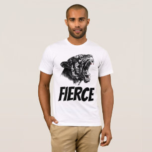 Camisetas de pantera masculina, FIERCE